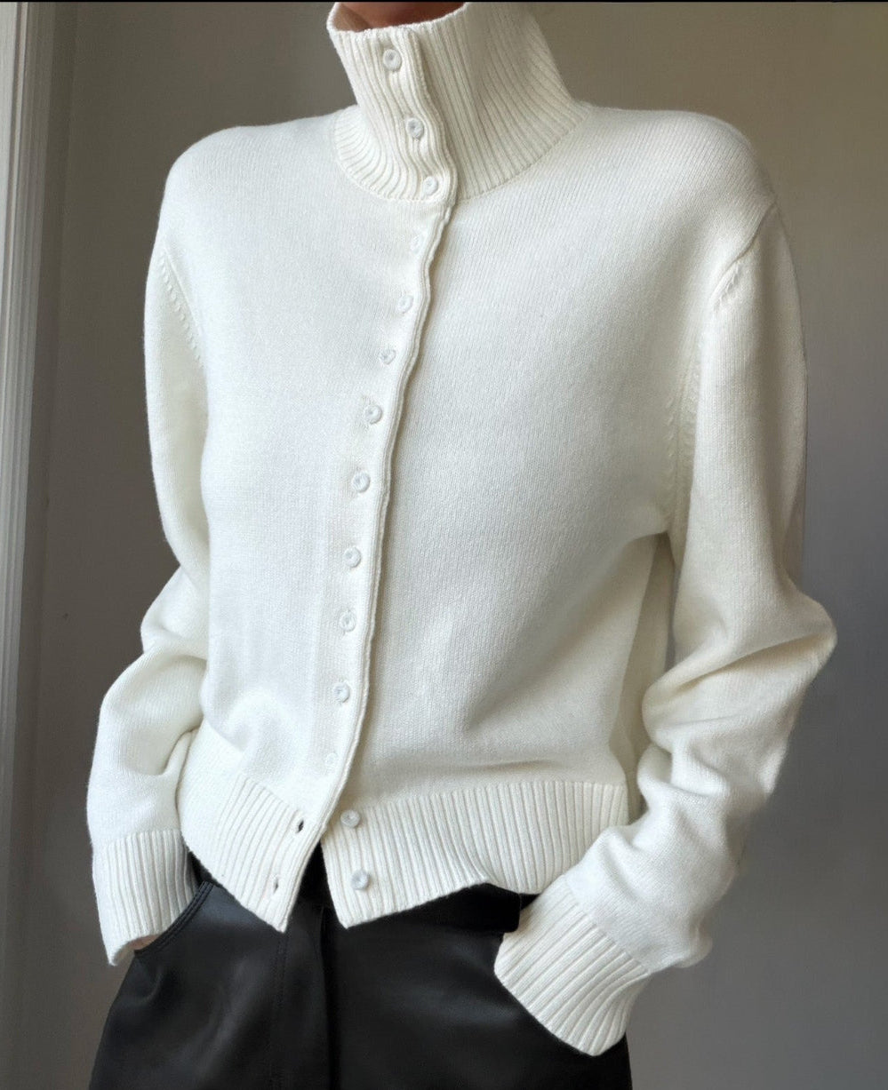 MARGO CARDIGAN | porcelain