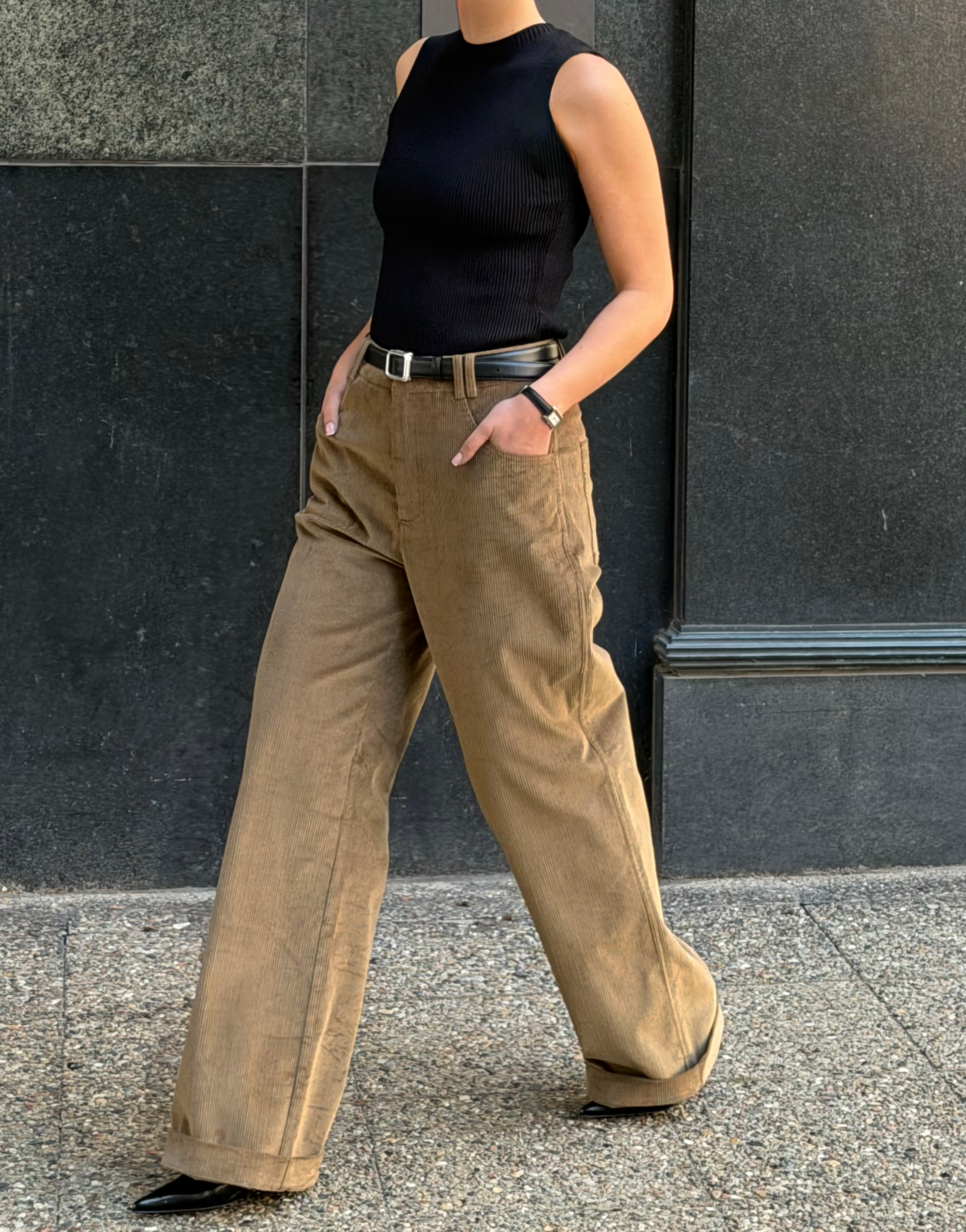 ARLO CORDUROY PANTS | butternut