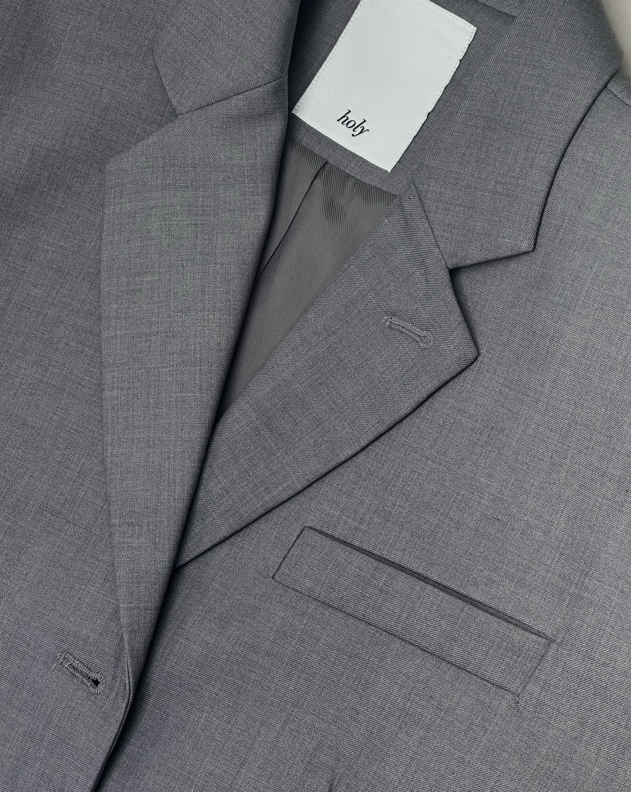MAEVE BOXY BLAZER | grey