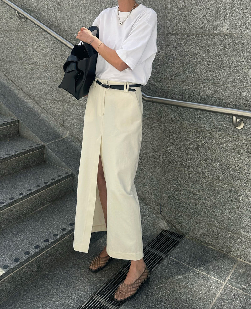 SONNY DENIM MAXI | milk