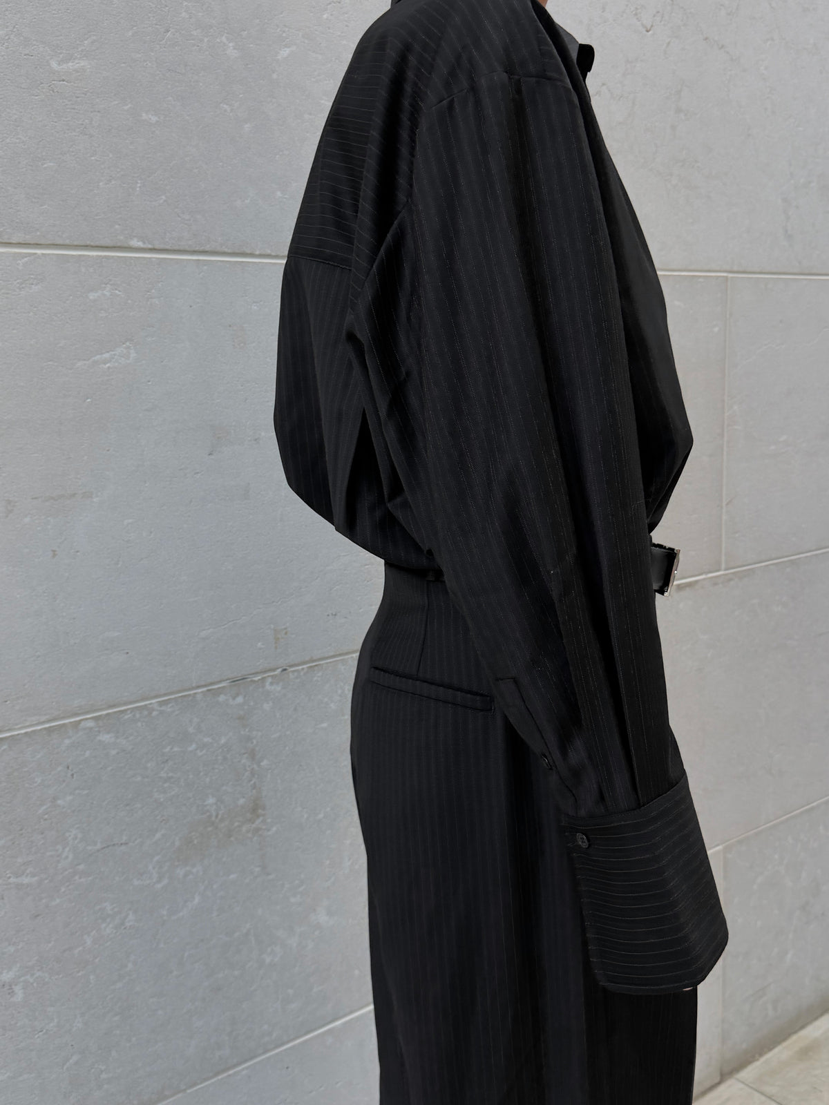 MAEVE PANTS | midnight pin stripe