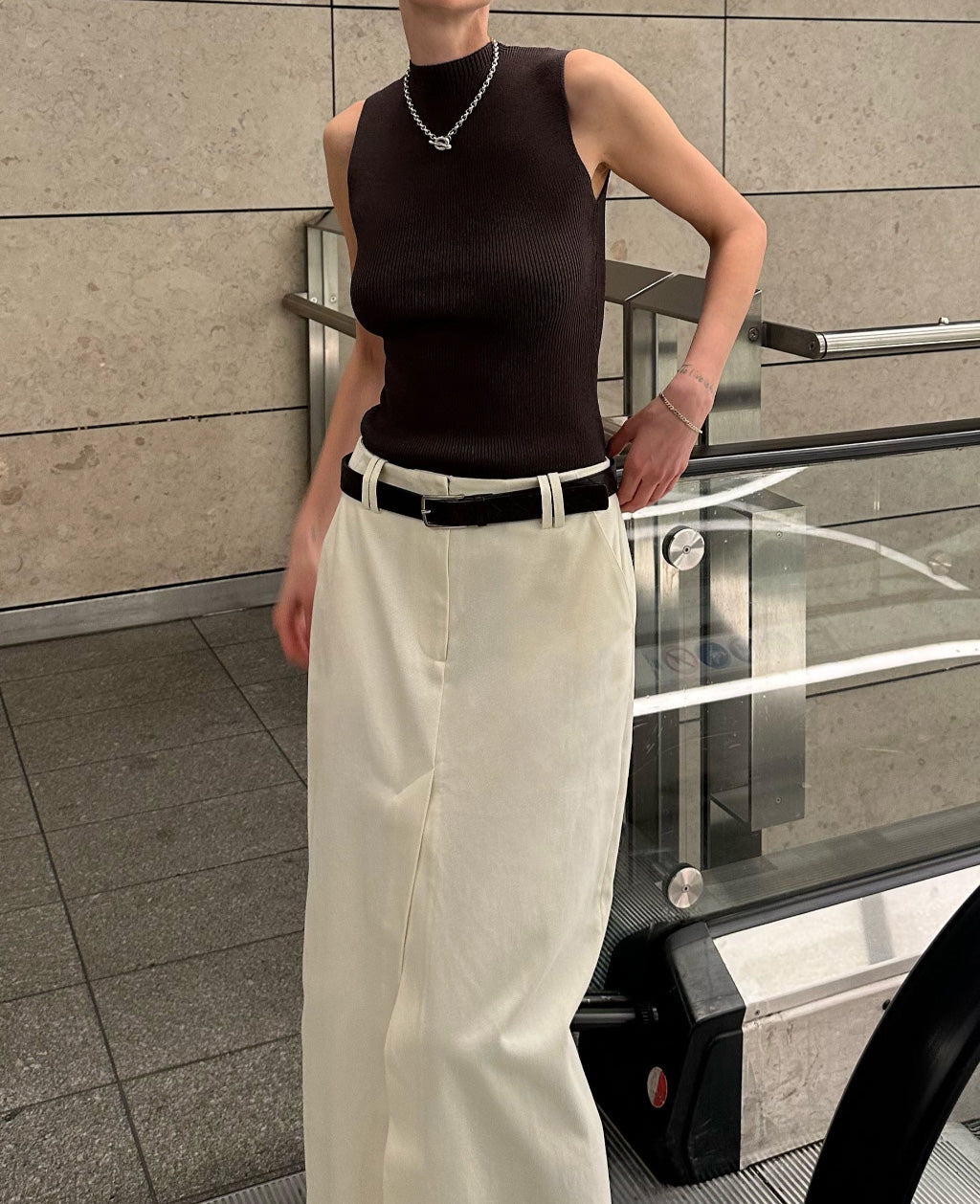 SONNY DENIM MAXI | milk
