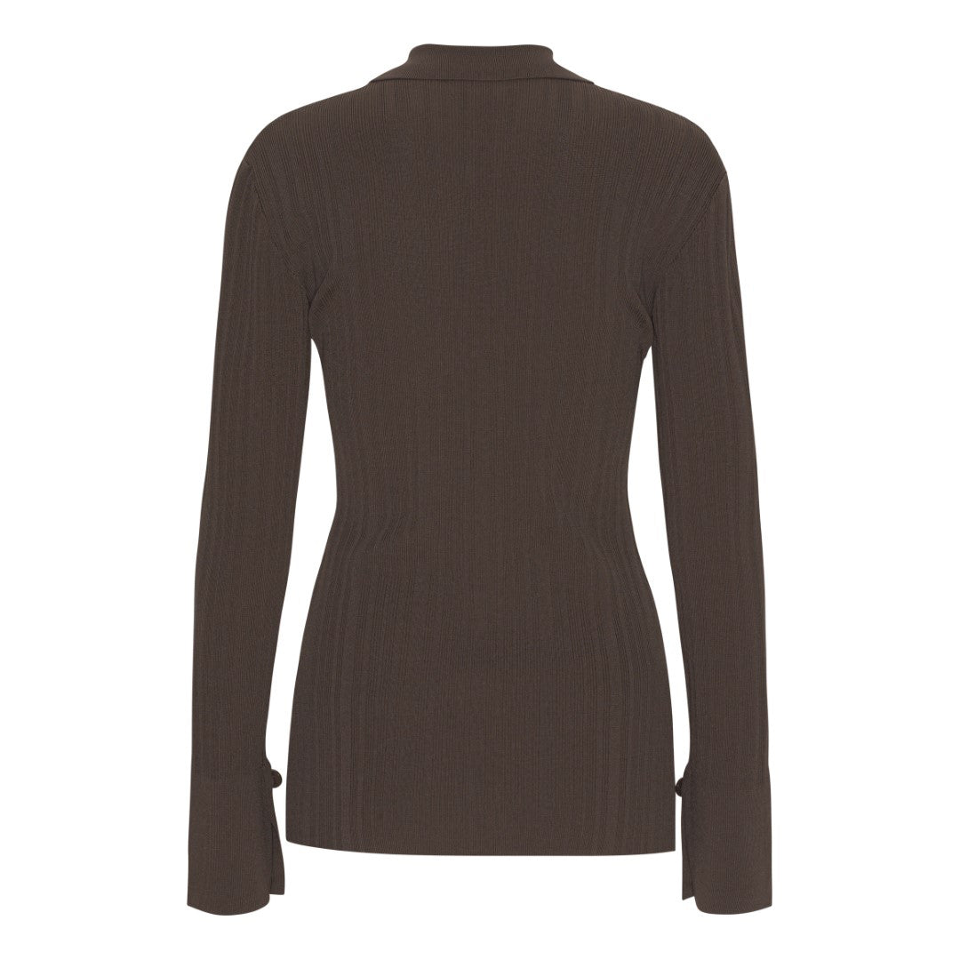 FLOW KNIT SET | chocolate brown