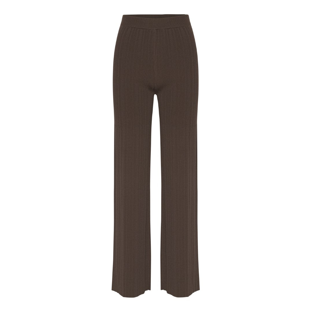 FLOW KNIT SET | chocolate brown