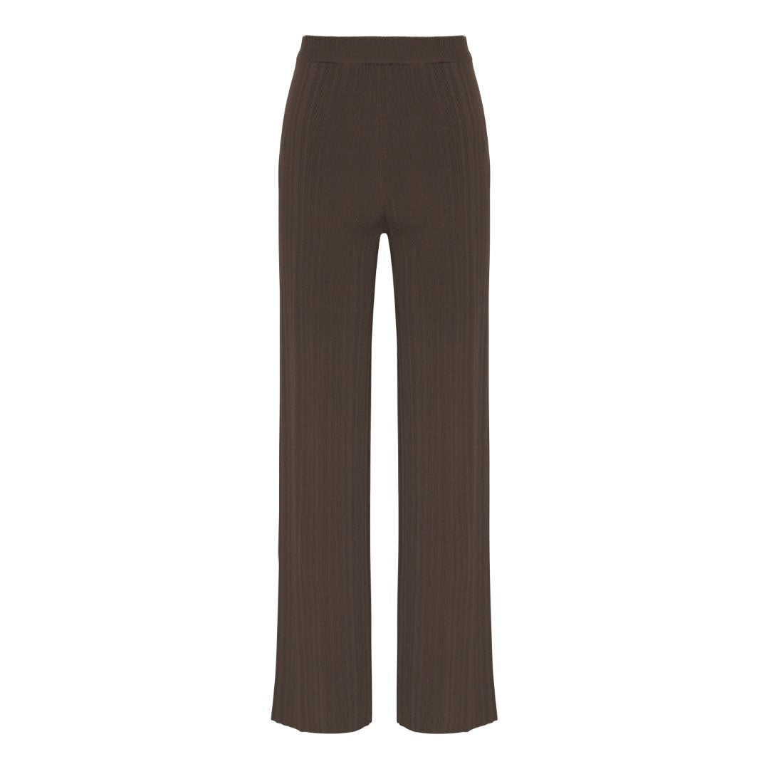 FLOW KNIT SET | chocolate brown